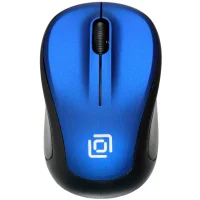 Мышь Oklick 665MW (черный/синий) фото 1